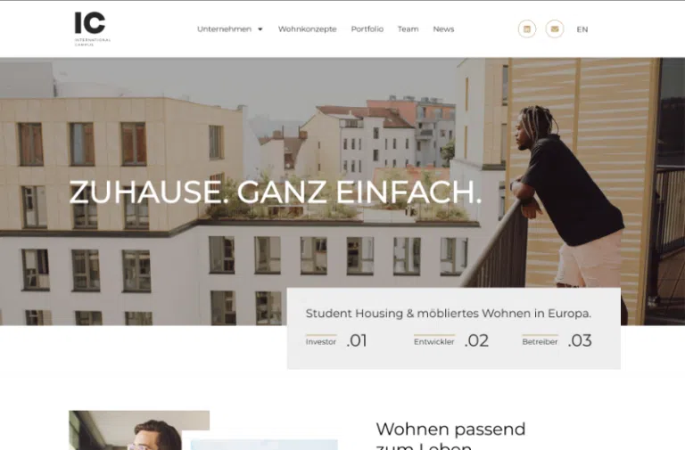 Webdesign aus Berlin für Immobilienmakler und Immobilienunternehmen – mit WordPress