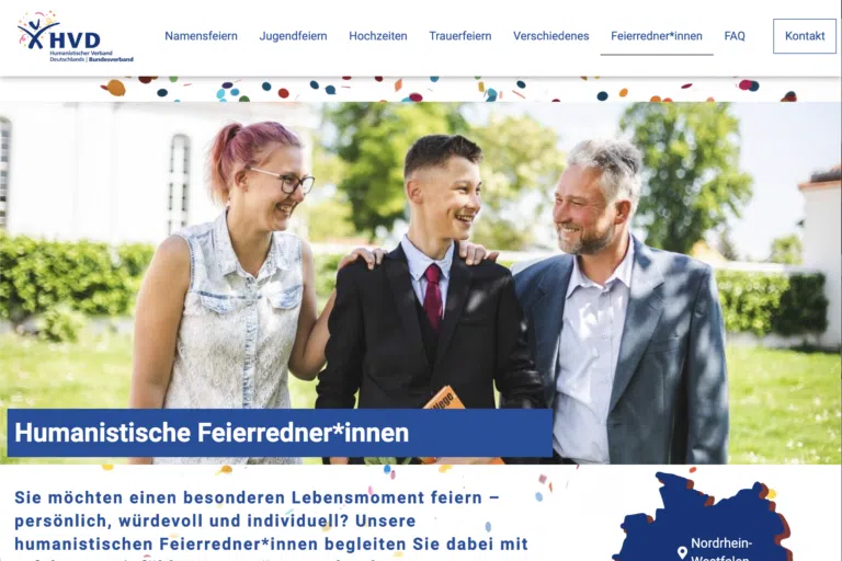 Webdesign aus Berlin für Feiern – mit WordPress