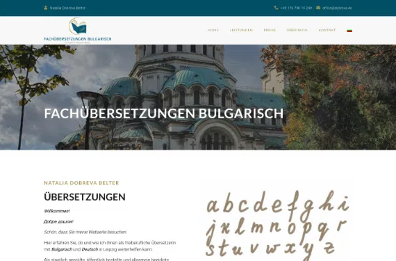 Webdesign aus Berlin für Übersetzungswebseiten – mit WordPress